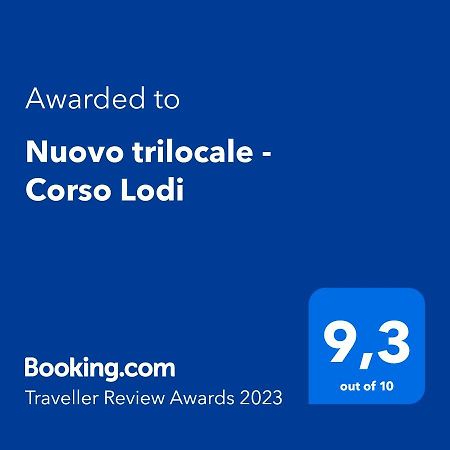 Apartmán Nuovo Trilocale - Corso Lodi Milán Exteriér fotografie